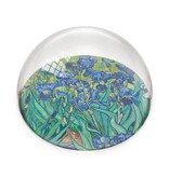 Glazen bolle  presse papier, Iris, Vincent van Gogh
