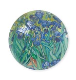 Glazen bolle  presse papier, Iris, Vincent van Gogh