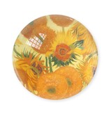 Glazen bolle  presse papier, Zonnebloemen, Vincent van Gogh