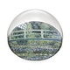 Presse-papier en verre, Monet, Pont japonais