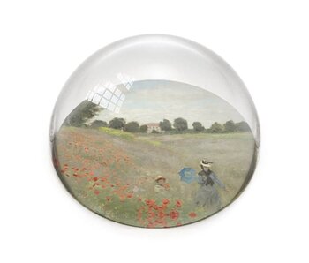 Glass Dome, Monet, Field of poppies