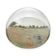 Presse-papier en verre, Monet, Champ de coquelicots