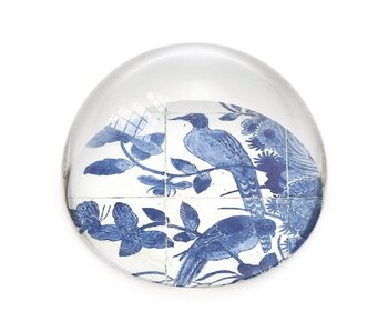 Briefbeschwerer, Delfter blaue Vögel, Rijksmuseum