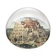 Presse-papier en verre, Brueghel, Tour de Babel