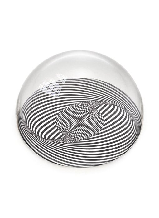 Presse-papier en verre,  Art optique