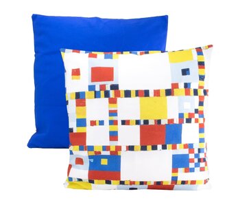 Cushion cover, 45x45 cm,  Mondrian, Victory Boogie Woogie