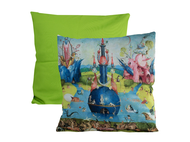Housse de coussin, 45x45 cm, J. Bosch, Jardin des délices terrestres