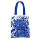 Sac en coton Luxe, Oiseaux bleus de Delft