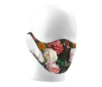 Mund Maske, Blumenstillleben, De Heem LF