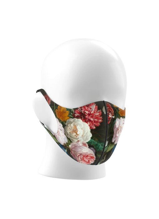 Mund Maske, Blumenstillleben, De Heem LF