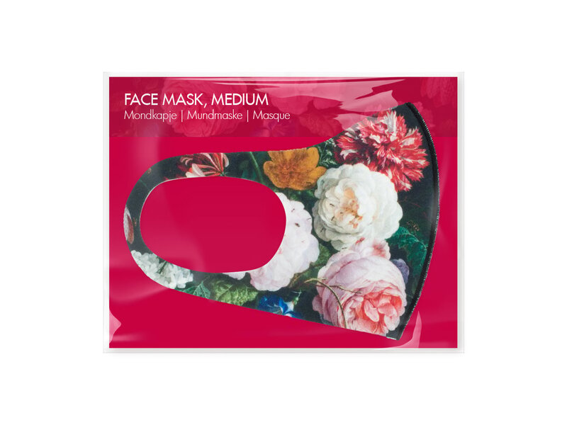 Mund Maske, Blumenstillleben, De Heem LF