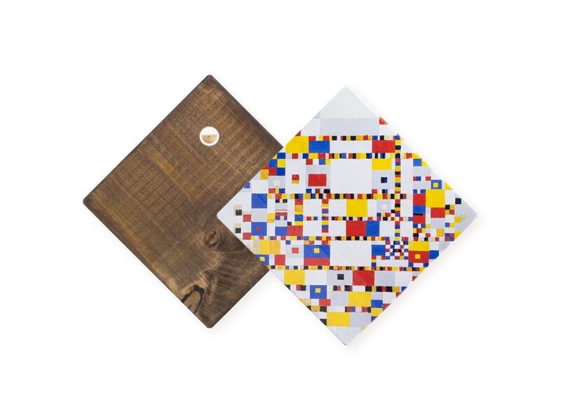 Masters-on-wood, Mondriaan, Victory Boogie Woogie