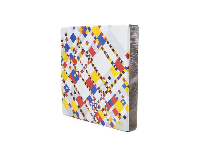 Masters-on-wood, Mondriaan, Victory Boogie Woogie