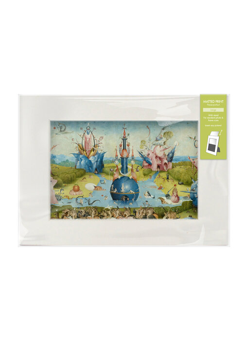 Passe-partout con reproducción, L,  El jardín de las delicias, Jheronimus Bosch