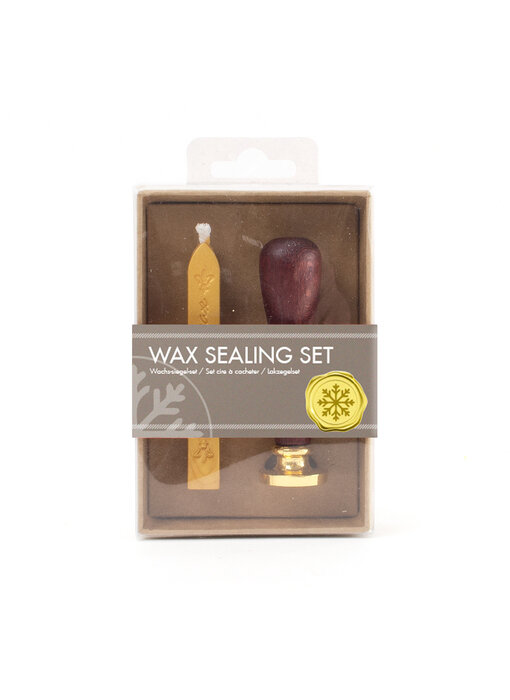 Wax sealing set, Snowflake stamp