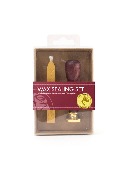 Lakzegel set, Roos stempel