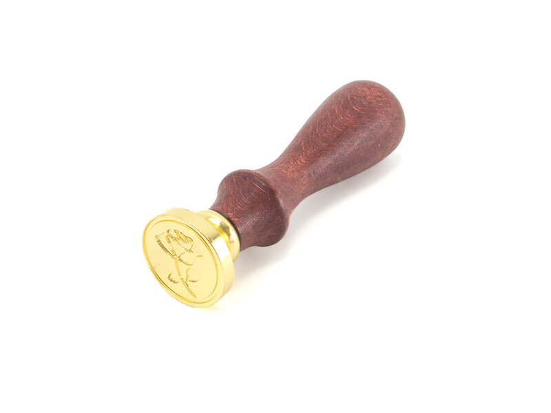Wax sealing set, Rose  stamp