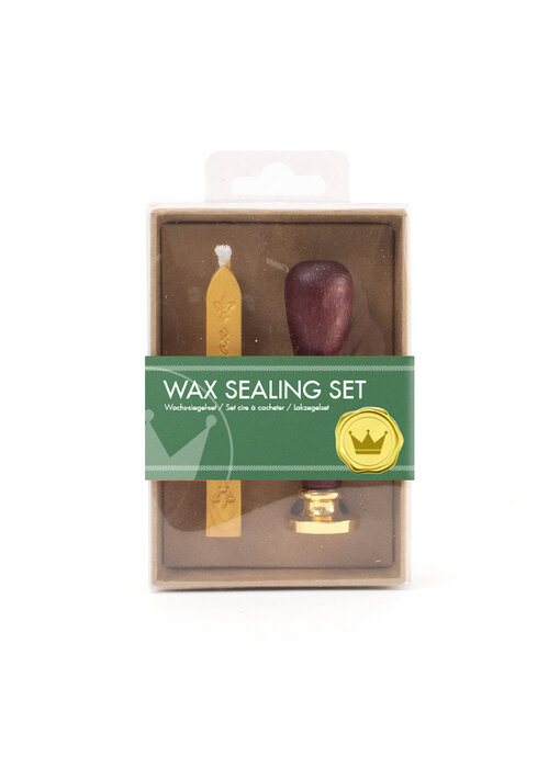 Wax sealing set, Crown stamp