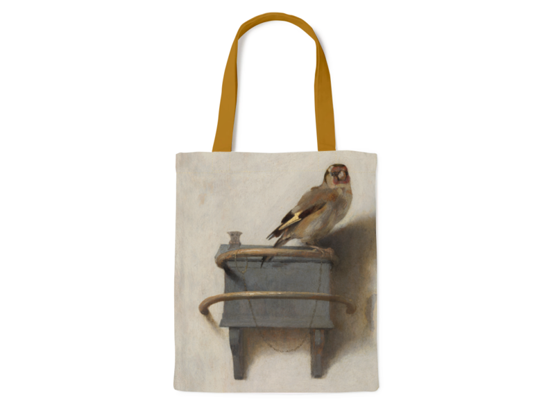 Cotton Tote Bag with lining, Fabritius, The Goldfinch