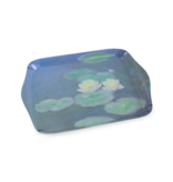Mini tray, 21 x 14 cm, Monet, Waterlilies by evening light