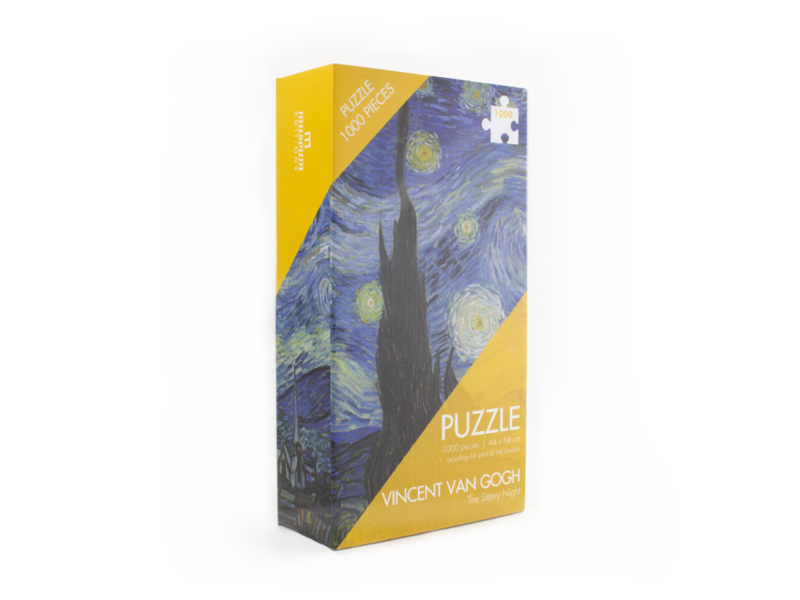 Puzzle, 1000 Teile, Sternennacht, Vincent van Gogh