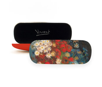Étui à lunettes, Nature morte aux fleurs des champs, Van Gogh