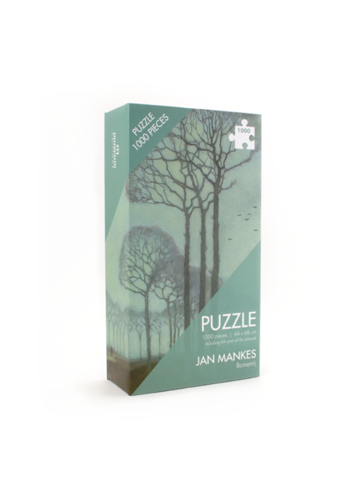 Puzzle, 1000 pièces, Jan Mankes, rangée d'arbres