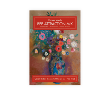 Postkaart met zaadjes, Odilon Redon, Boeket bloemen