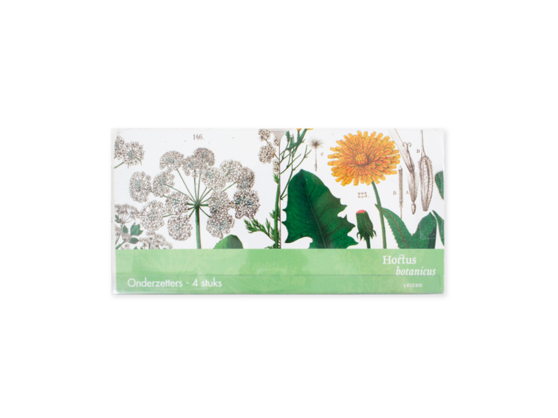 Untersetzer, 4er-Set, Hortus Botanicus