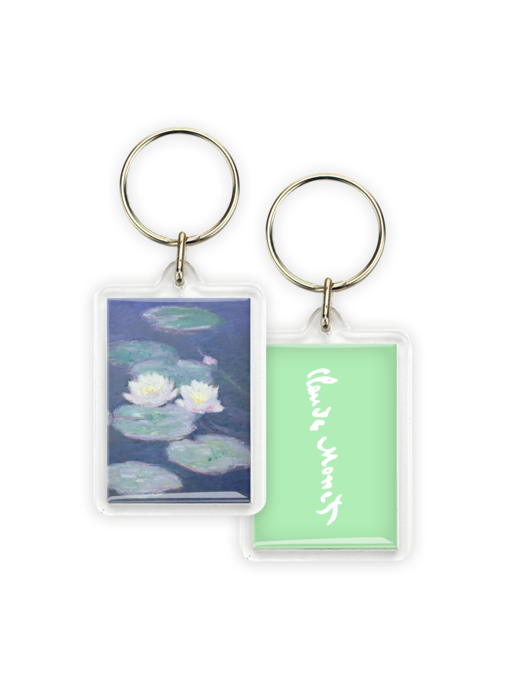 Keyring, Monet, Waterlilies, Effet du soir
