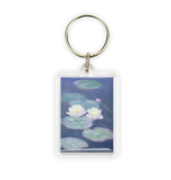Key ring, Monet, Waterlilies by evening light Key ring, Monet, Waterlilies by evening light