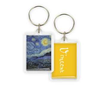 Keyring,  Starry Night, Vincent van Gogh