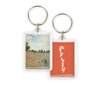 Sleutelhanger, Monet, Veld met klaprozen