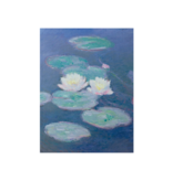 Softcover kunst schetsboek, Monet, Waterlelies in avondlicht