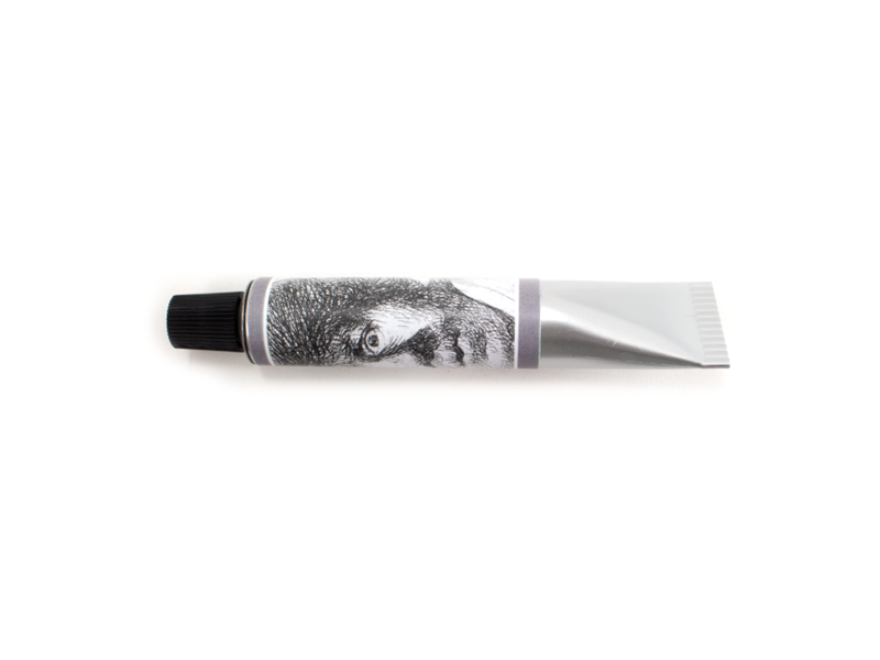 Verftube pen, Zelfportet Verbaasde blik, Rembrandt