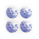Dessous de verre, lot de 4, Bleu de Delft,  oiseau bleu, Rijksmuseum