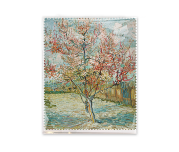 Brillenputztuch ,15x18 cm Rosa Pfirsichbäume, Vincent van Gogh