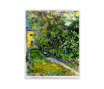 Brillendoekje, 15x18 cm, Tuin in Saint-Remy, Vincent van Gogh
