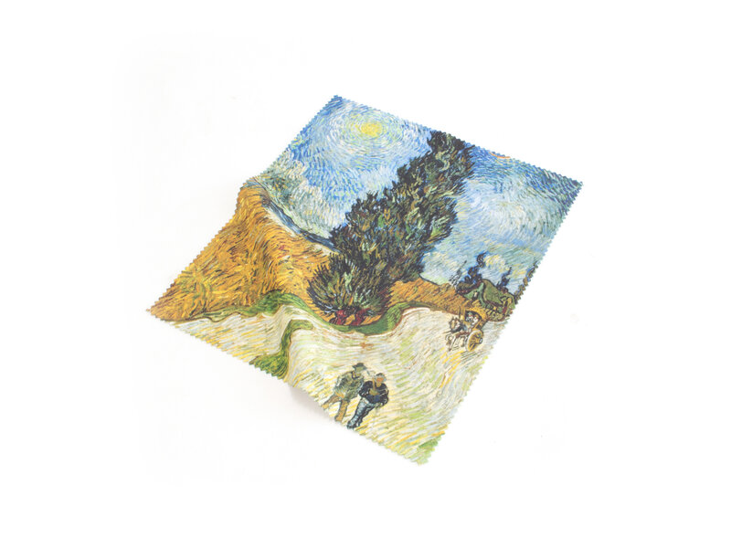 Brillendoekje,  Landweg in de Provence bij nacht, Van Gogh