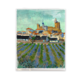 Lens cloth, 15x18 cm, View of Saintes-Maries-de-la-Mer, Van Gogh