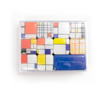 Mini Magnete Set, Piet Mondriaan