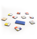 Mini Magnete Set, Piet Mondrian