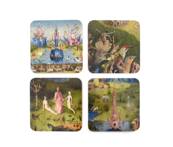 Untersetzer,  4er-Set, Jheronimus Bosch, Der Garten der Lüste