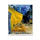 Lens cloth, 15x18 cm, Terrace of a café at night, Van Gogh