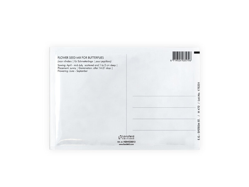 Postkaart zaad zakje, De Heem