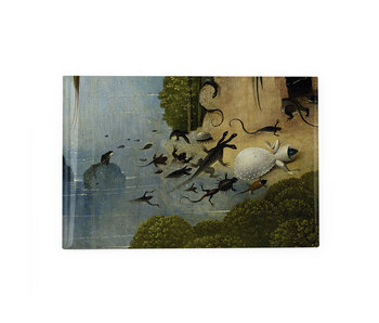 Kühlschrankmagnet,  Der Garten der Lüste, Jheronimus Bosch  reptiles
