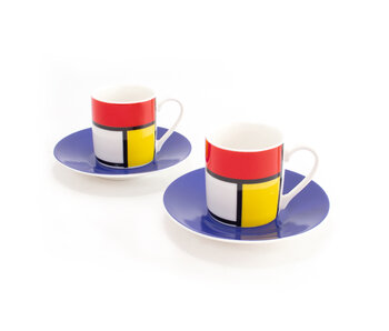 Espresso set , Mondriaan