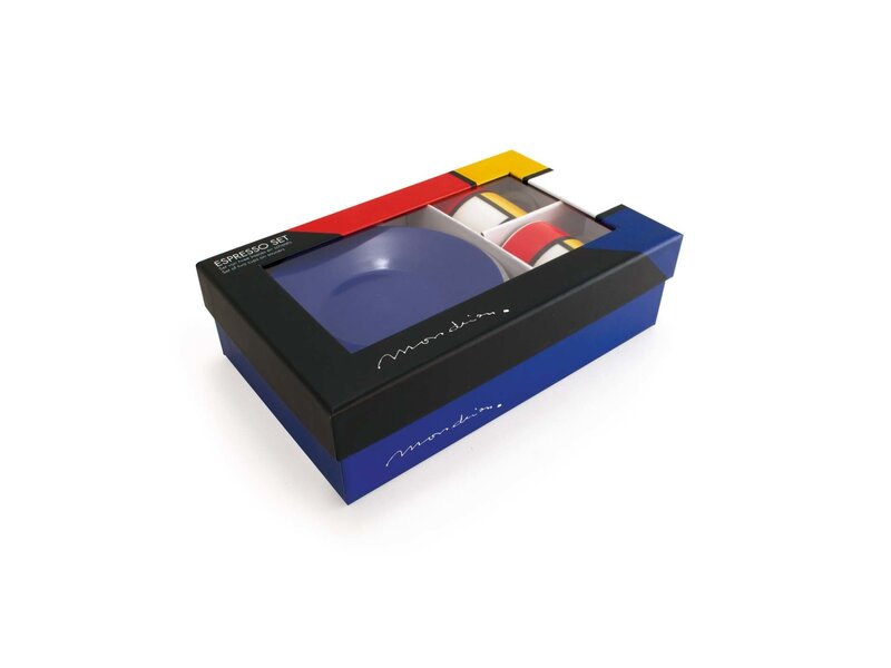 Espresso set, Mondriaan