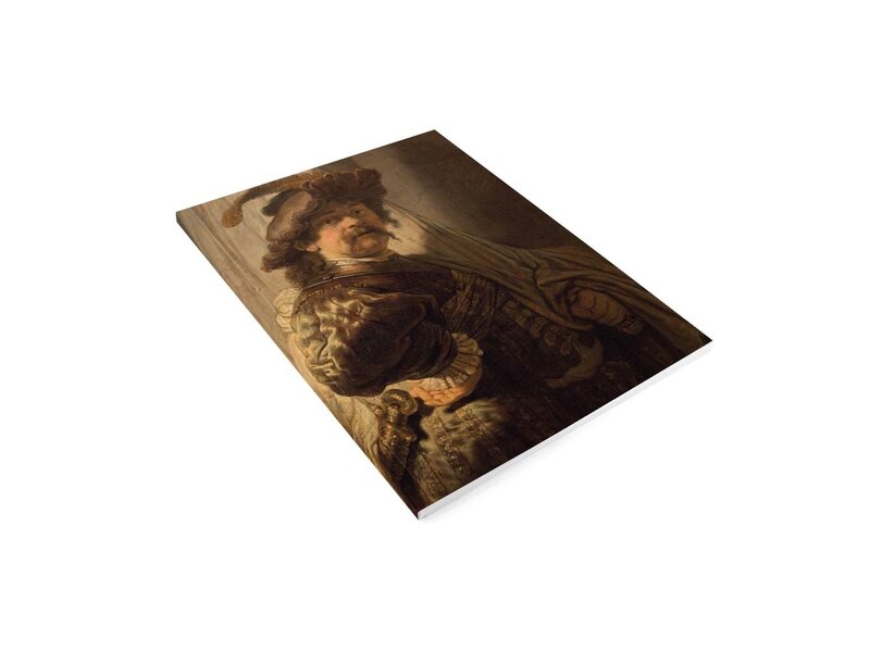 Softcover Kunst Skizzenbuch,  Rembrandt, der Bannerträger