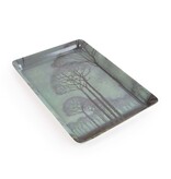 Set: Mug & tray, Jan Mankes, Row of trees